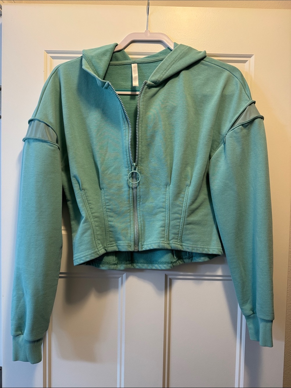 Fabletics Mint Green Zip Hoodie Jacket